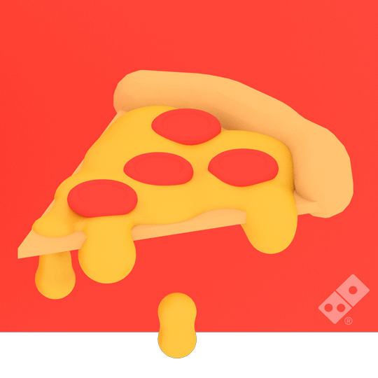 三维 3d 披萨 美味 吃货 食物 红色