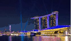 Singapore Singapore2012延时摄影 ZWEIZWEI 城市 夜晚 新加坡 新加坡滨海湾金沙酒店 灯光
