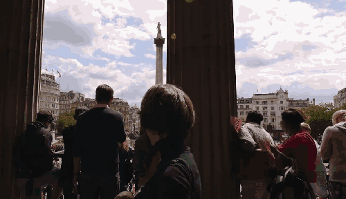 伦敦 广场 游客 纪录片 纪念碑 英国