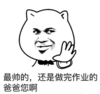 最帅的 还是做完作业的爸爸您啊 坏笑 恶搞