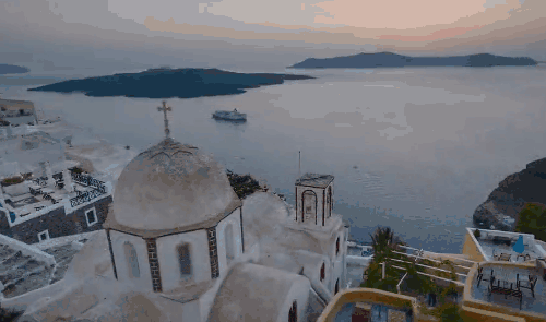 地中海 希腊 延时摄影 欧洲 风景