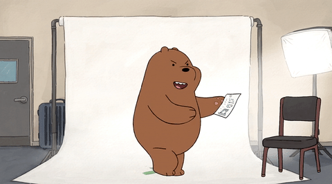 萌熊 扔纸 可爱