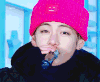 防弹少年团 BTS 金泰亨 泰亨 V 可爱 比心 wink
