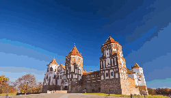 城堡 城市 延时摄影 白俄罗斯 风景