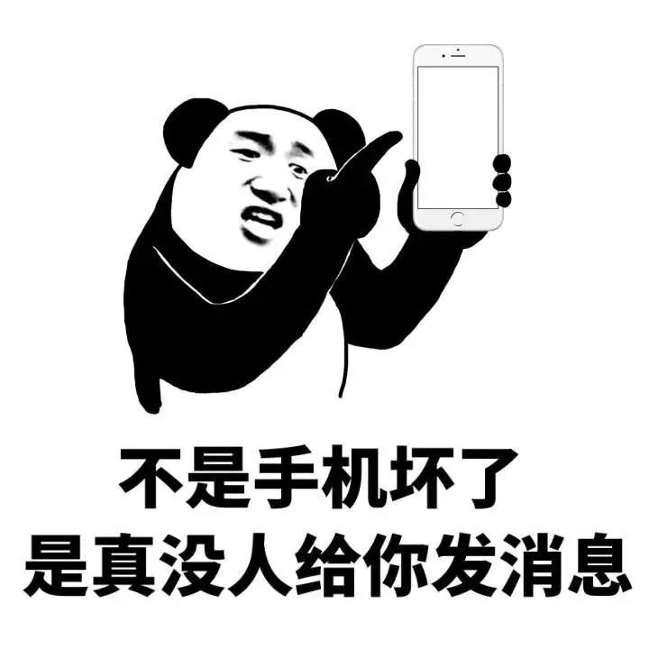 熊猫人 不是手机坏了 是真没人给你发消息 指画 讯飞