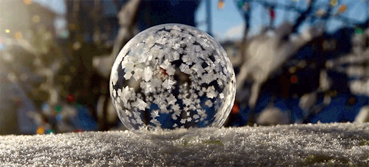 冰 自然 玻璃球 冬天 结冰 冰花 ice nature