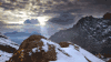 山 云层 雪山 阳光 自然 mountains nature