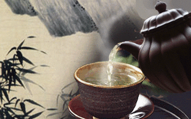 茶杯 茶壶 倒水 喝茶