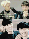 exo 金钟仁 D.O. 帅哥 开心