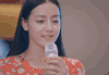 美女 迪丽热巴 话筒 低头 笑容