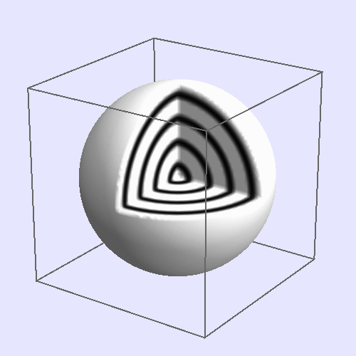 几何  球体  循环  旋转