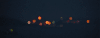 风景 夜景 海 灯光