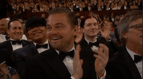 莱昂纳多·迪卡普里奥 Leonardo+DiCaprio 奥斯卡 小李子 鼓掌