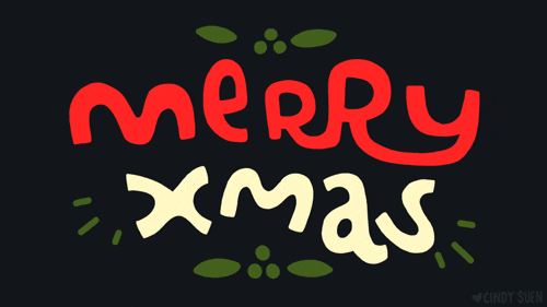 字体排版 typography 动画 圣诞