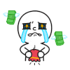 流泪 钱包 没钱 星星眼