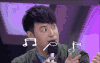 快乐大本营 潘玮柏 综艺 表情包 说话 转头 音乐符号