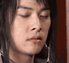 帅哥 眼神 交谈 长发