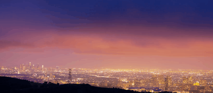 Paul&Wex 俯瞰 城市 夜景 洛杉矶之夜 纪录片 美国 风景