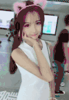 卖萌 美女 可爱 小花朵