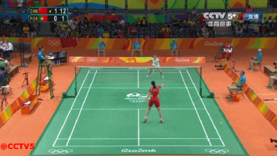 奥运会 里约奥运会 羽毛球 女单 李雪芮 中国 赛场瞬间