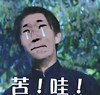 苦哇 哭泣 眼泪 黑衣服