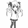 少女 插画 跳舞 二次元