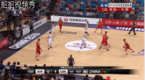 篮球 亚锦赛 中国 韩国 易建联 跳投 激烈对抗 汗流浃背 英气逼人 劲爆体育