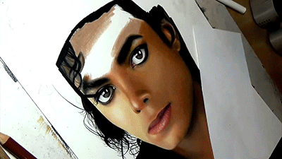 迈克尔·杰克逊 Michael+Jackson 肖像 艺术