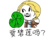 要碧莲吗 荷叶 开心 掐腰