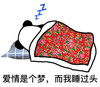 暴漫 熊猫头 爱情是个梦 而我睡过头 搞怪 逗
