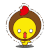 小鸡 搞笑 眼神 可爱