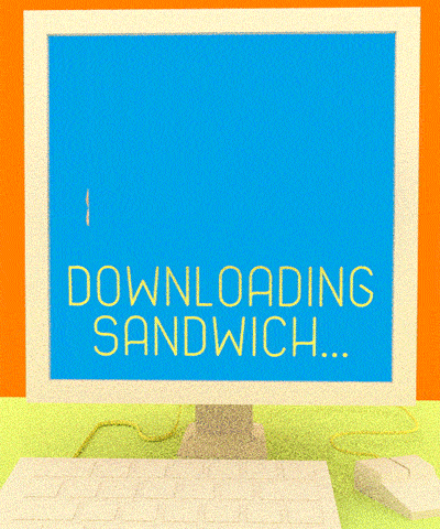 三明治 sandwich food 卡通 吃货
