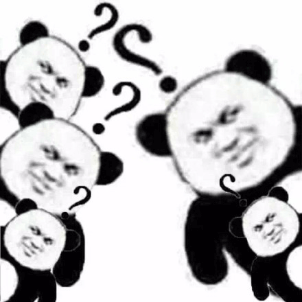 熊猫人 小熊猫 熊猫表情 搞怪 逗