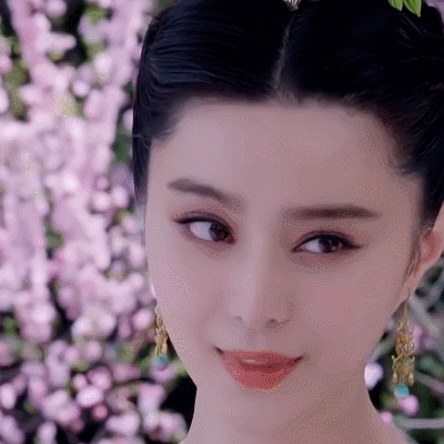 范冰冰 美女 鲜花 耳环