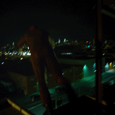 超胆侠 Daredevil 跳 秋天 不怕死的
