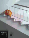 成功 下楼 搞笑 滑下来