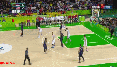 奥运会 里约奥运会 男篮 决赛 金牌 美国 塞尔维亚 赛场瞬间