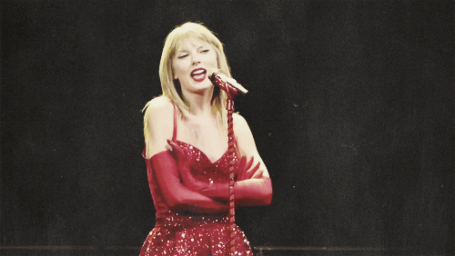 Taylor 红衣服 漂亮 舞台