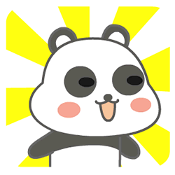 萌萌熊 开心 高兴 阳光