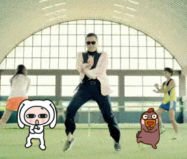 鸟叔gif动态图片,江南style跳舞搞笑流行动图表情包