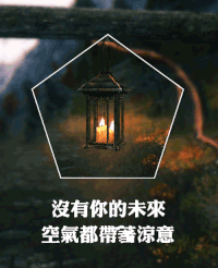 空气都带着凉意 火苗 蜡烛 森林