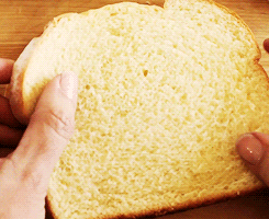 面包 bread 面包片 压 铺平