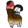 蘑菇头 斗图 搞笑 骑人 猥琐