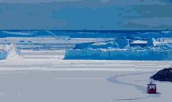 冰川 南极 延时摄影 风景