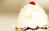 冰淇淋 樱桃 美食 ice cream food