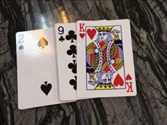 扑克牌 魔术 戒指 牛人