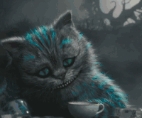 爱丽丝梦游仙境 猫咪 茶杯 讲话