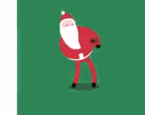 圣诞老人 跳舞 单身狗 有创意