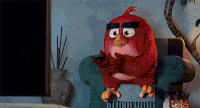 愤怒的小鸟 Angry Birds movie 遥控器 信号 客厅 显示器 沙发