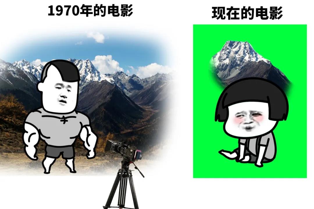暴漫 熊猫头 现在的电影 对比 搞怪 逗